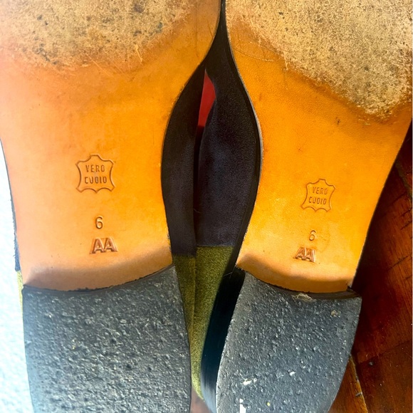 Bruno Magli suede colorblock riding boots 6 - Picture 5 of 6